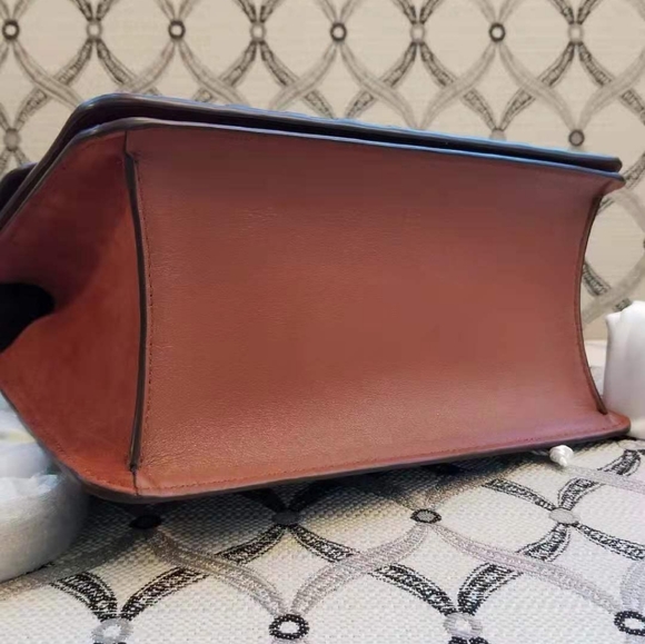 Coach Parker Top Handle With Signature Canvas Patc - Picture 6 of 8